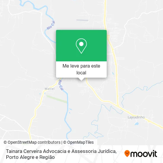 Tainara Cerveira Advocacia e Assessoria Jurídica mapa