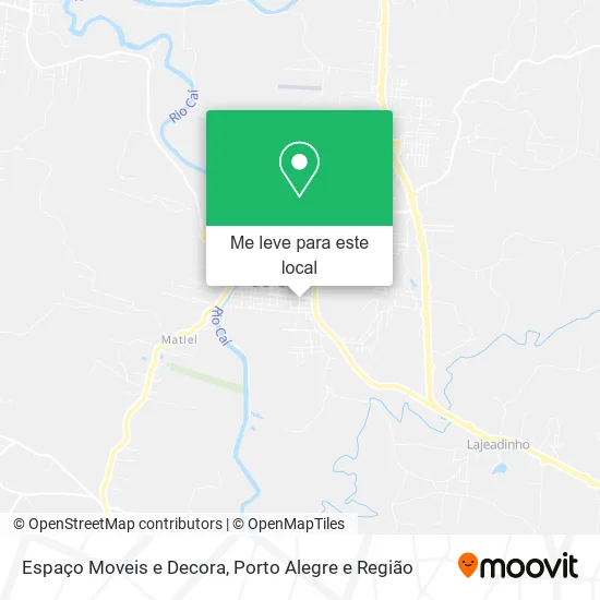 Espaço Moveis e Decora mapa