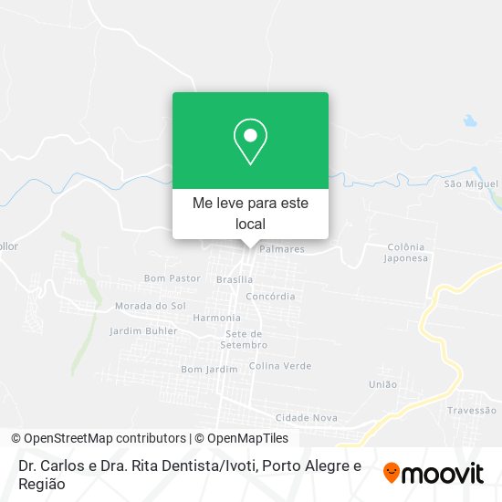 Dr. Carlos e Dra. Rita Dentista / Ivoti mapa