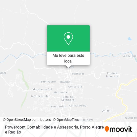 Powercont Contabilidade e Assessoria mapa