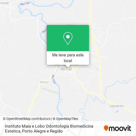 Instituto Maia e Lobo Odontologia Biomedicina Estetica mapa