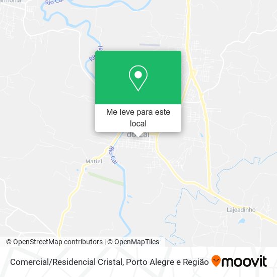 Comercial/Residencial Cristal mapa