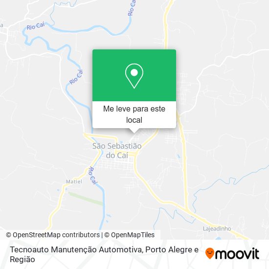 Tecnoauto Manutenção Automotiva mapa