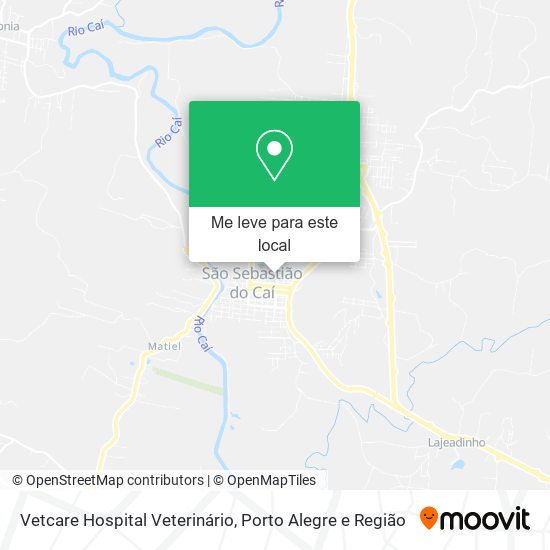 Vetcare Hospital Veterinário mapa