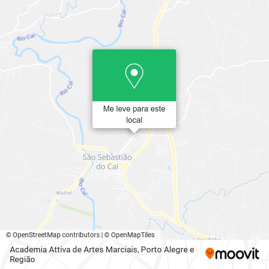 Academia Attiva de Artes Marciais mapa