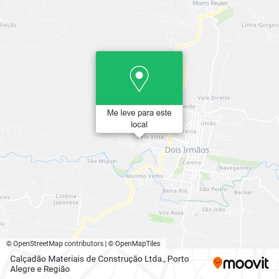 Calçadão Materiais de Construção Ltda. mapa