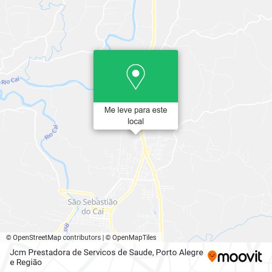 Jcm Prestadora de Servicos de Saude mapa