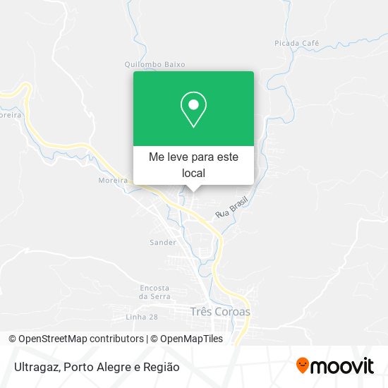 Ultragaz mapa