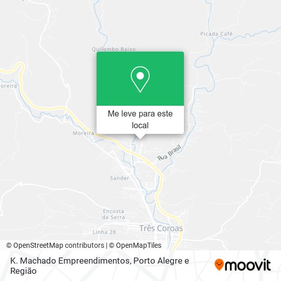 K. Machado Empreendimentos mapa