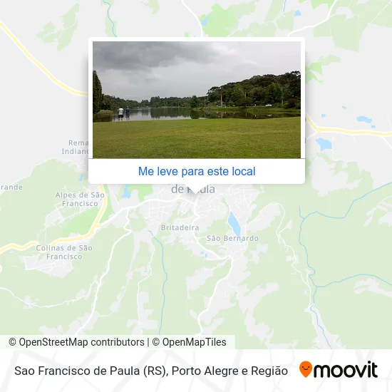 Sao Francisco de Paula (RS) mapa