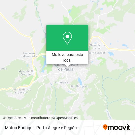 Mátria Boutique mapa
