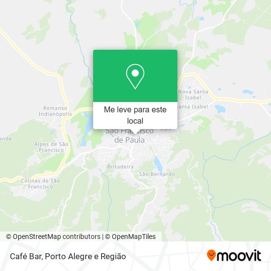 Café Bar mapa
