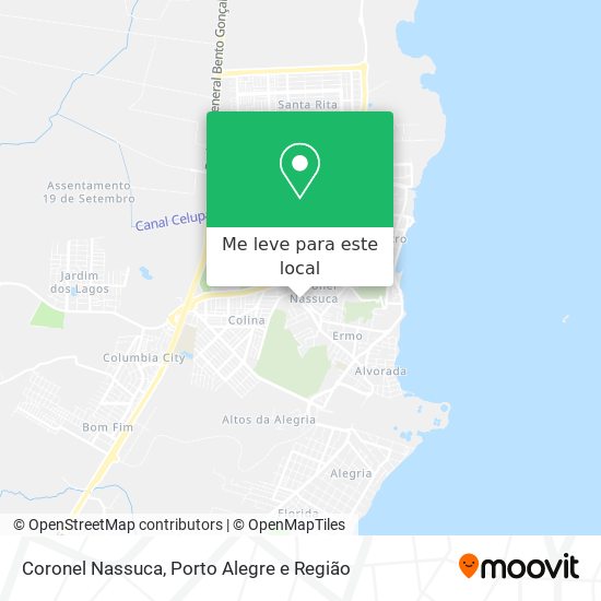 Coronel Nassuca mapa
