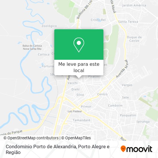 Condomínio Porto de Alexandria mapa