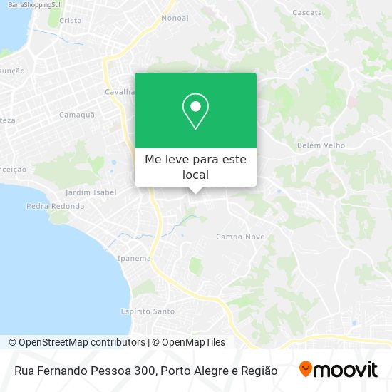 Rua Fernando Pessoa 300 mapa