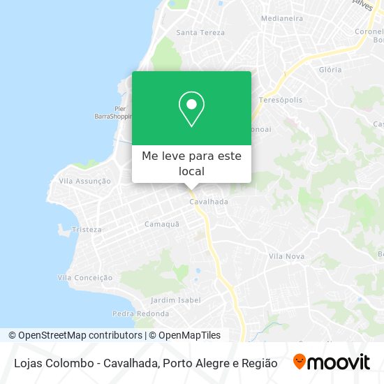 Lojas Colombo - Cavalhada mapa