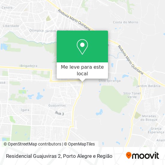 Residencial Guajuviras 2 mapa
