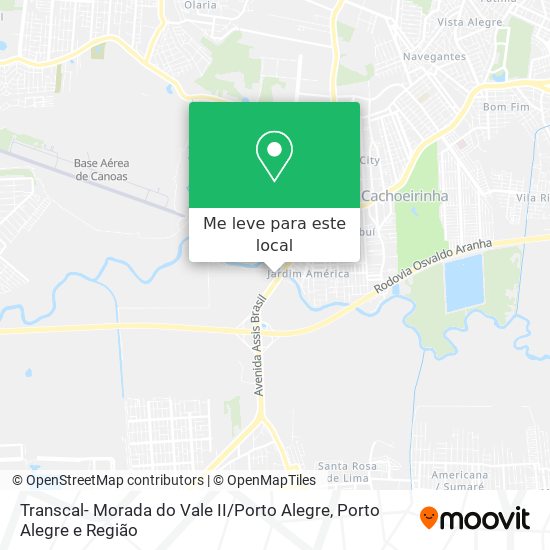 Transcal- Morada do Vale II / Porto Alegre mapa