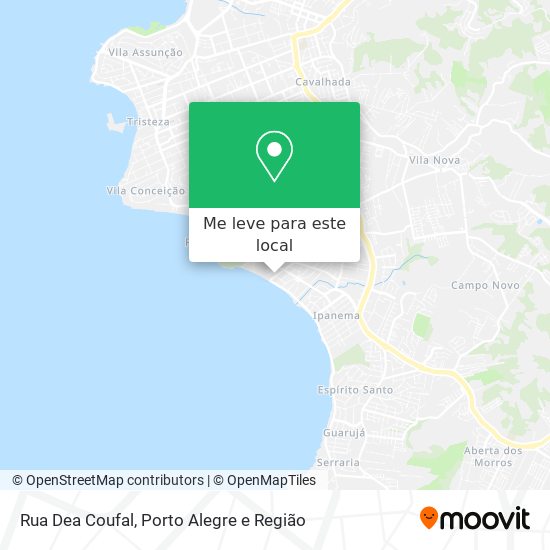 Rua Dea Coufal mapa