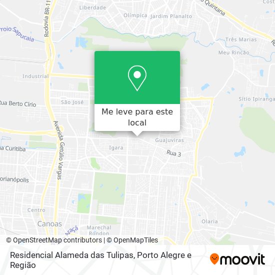 Residencial Alameda das Tulipas mapa