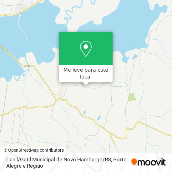 Canil / Gatil Municipal de Novo Hamburgo / RS mapa