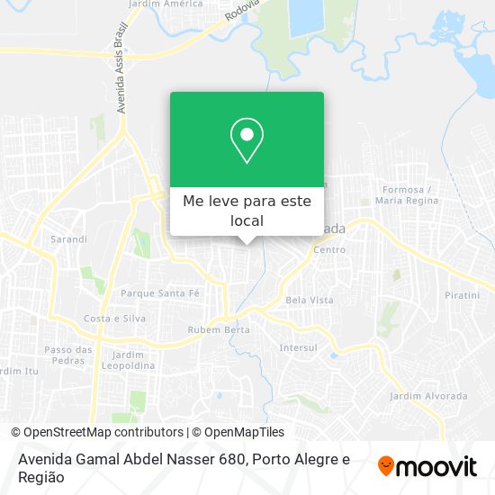 Avenida Gamal Abdel Nasser 680 mapa