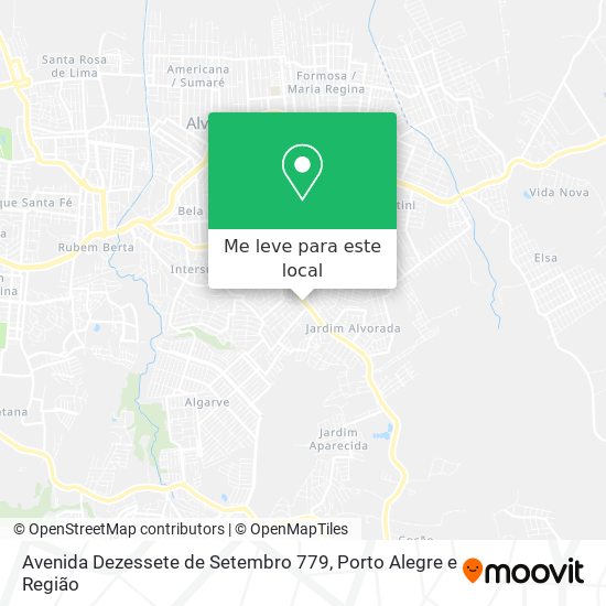 Avenida Dezessete de Setembro 779 mapa