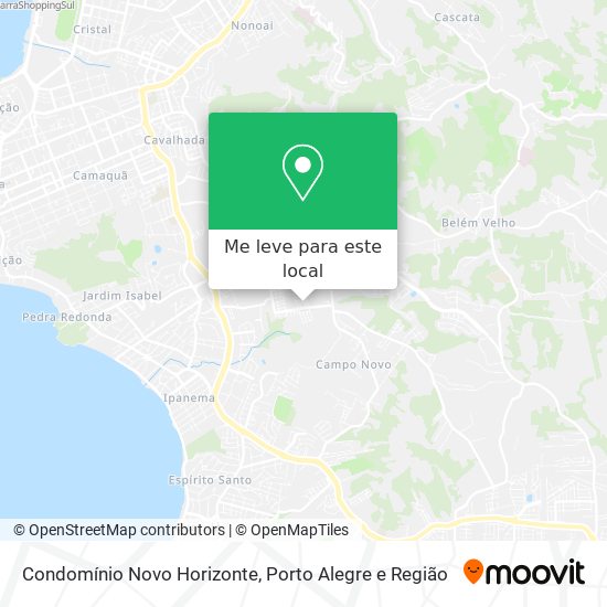 Condomínio Novo Horizonte mapa