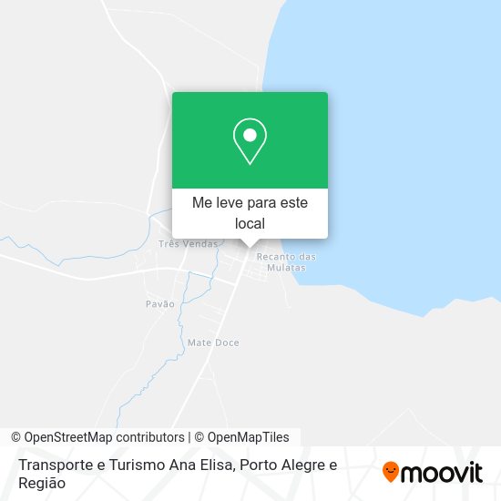 Transporte e Turismo Ana Elisa mapa