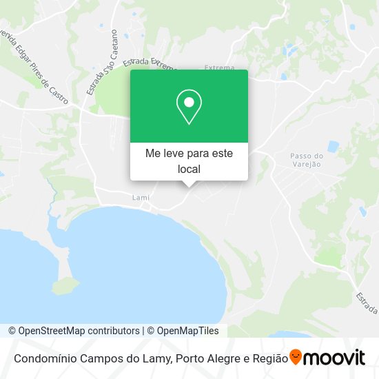 Condomínio Campos do Lamy mapa