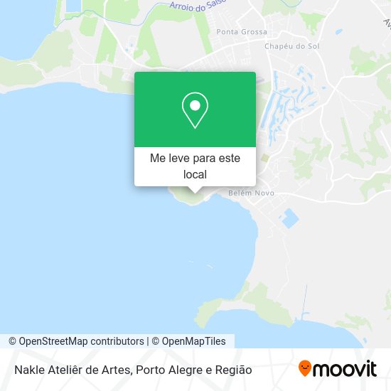 Nakle Ateliêr de Artes mapa