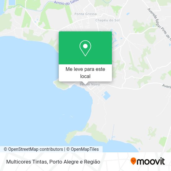 Multicores Tintas mapa