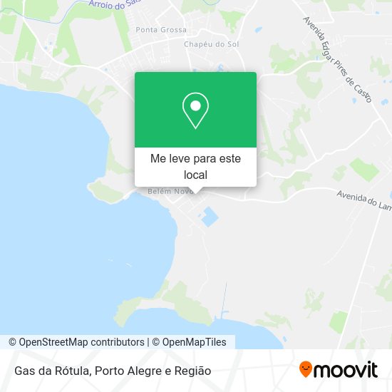 Gas da Rótula mapa