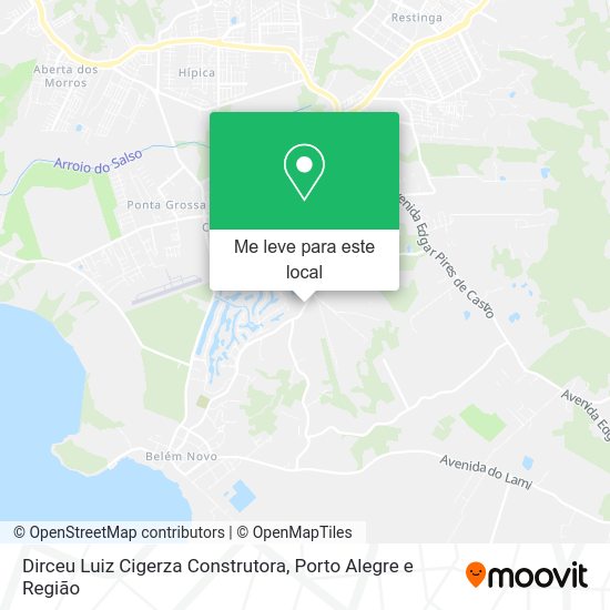 Dirceu Luiz Cigerza Construtora mapa