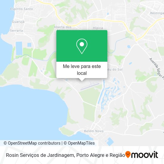 Rosin Serviços de Jardinagem mapa