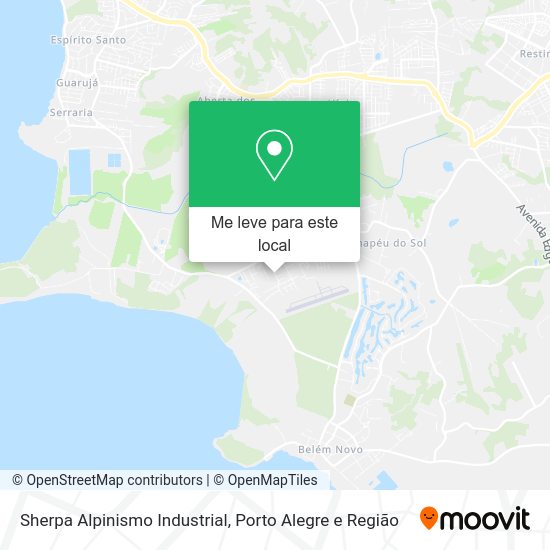 Sherpa Alpinismo Industrial mapa