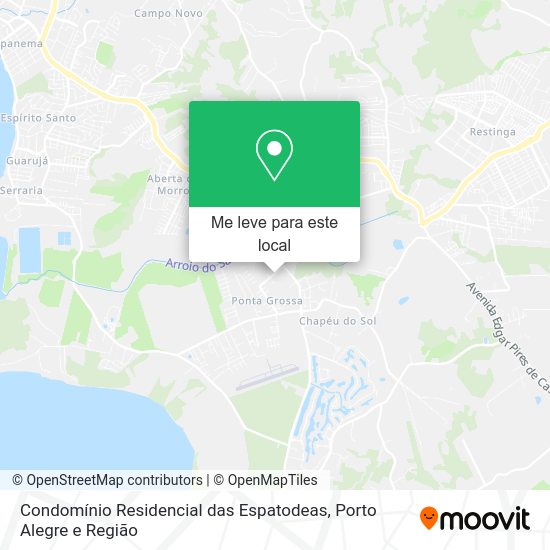 Condomínio Residencial das Espatodeas mapa