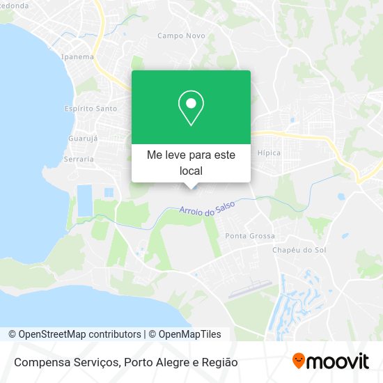 Compensa Serviços mapa