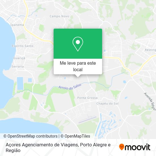 Açores Agenciamento de Viagens mapa