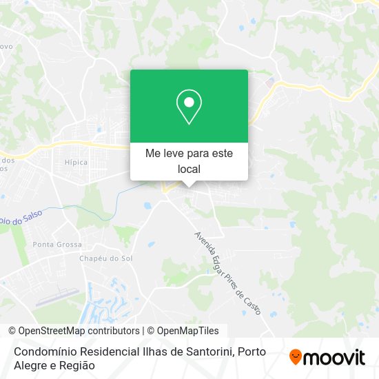 Condomínio Residencial Ilhas de Santorini mapa