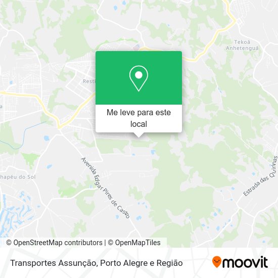 Transportes Assunção mapa