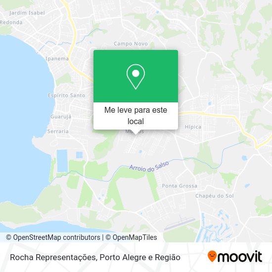 Rocha Representações mapa
