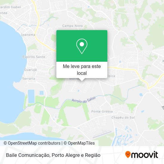 Baile Comunicação mapa