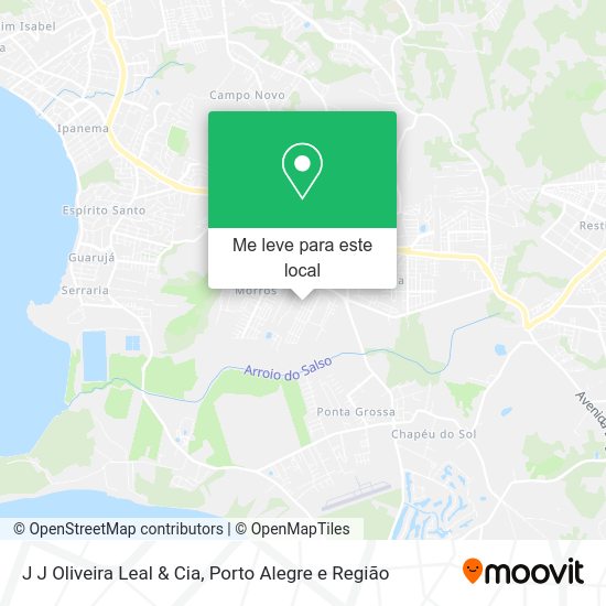 J J Oliveira Leal & Cia mapa