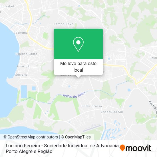 Luciano Ferreira - Sociedade Individual de Advocacia mapa