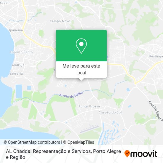 AL Chaddai Representação e Servicos mapa