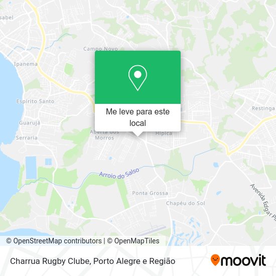 Charrua Rugby Clube mapa