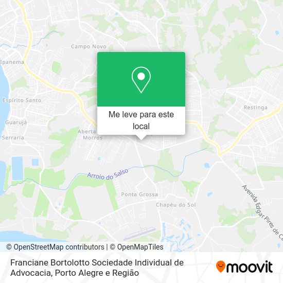 Franciane Bortolotto Sociedade Individual de Advocacia mapa