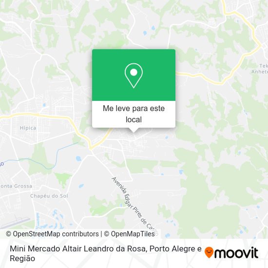 Mini Mercado Altair Leandro da Rosa mapa