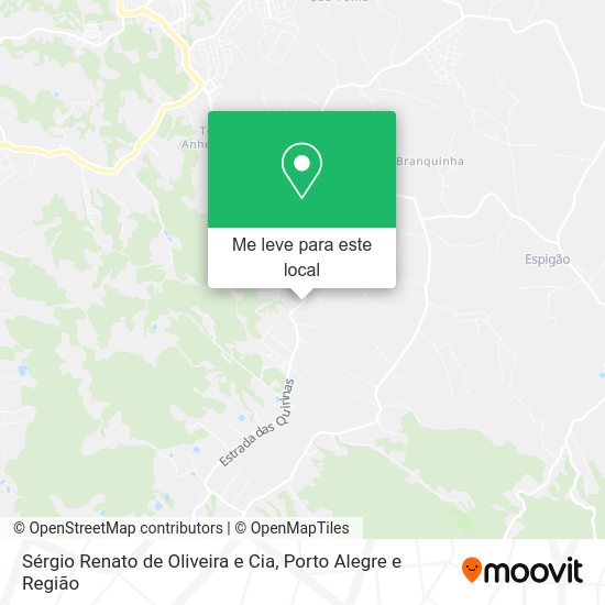 Sérgio Renato de Oliveira e Cia mapa